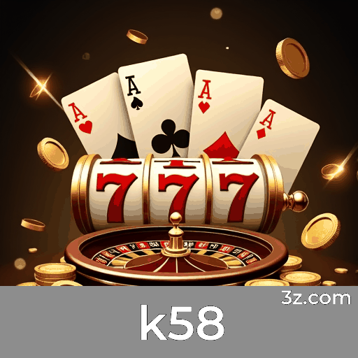 k58: Slots com Mega Acumulados, Mesa de Jogo - Estratégia Superior, Live Casino - Experiência Imersiva